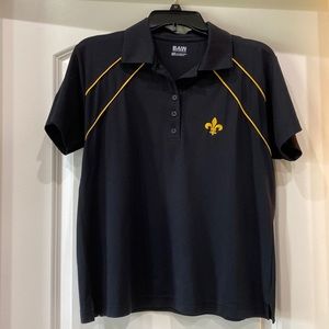 Collard Womans New  Orleans saints shirt.